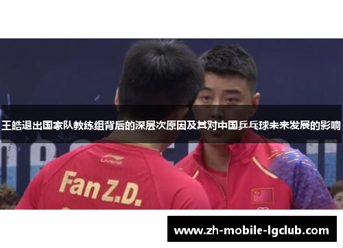王皓退出国家队教练组背后的深层次原因及其对中国乒乓球未来发展的影响