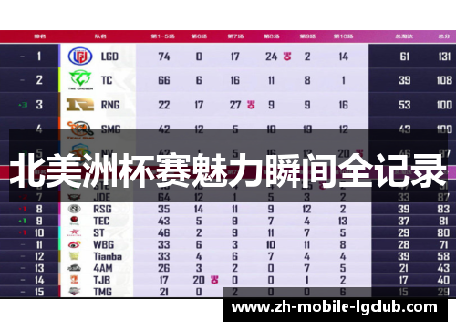 北美洲杯赛魅力瞬间全记录